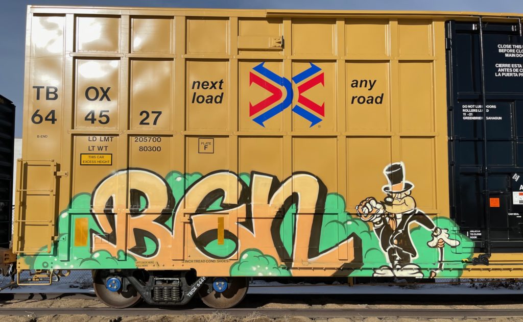 Graffiti on a new TTX/TBOX by Bgn TKO
